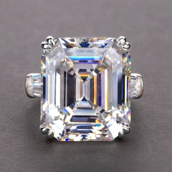Jewelry - 💝 Radiant Cut Gemstone Zircon Luxury Wedding Rings for Women, PD558